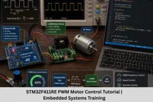 STM32F411RE PWM Motor Control Tutorial Embedded Systems Training